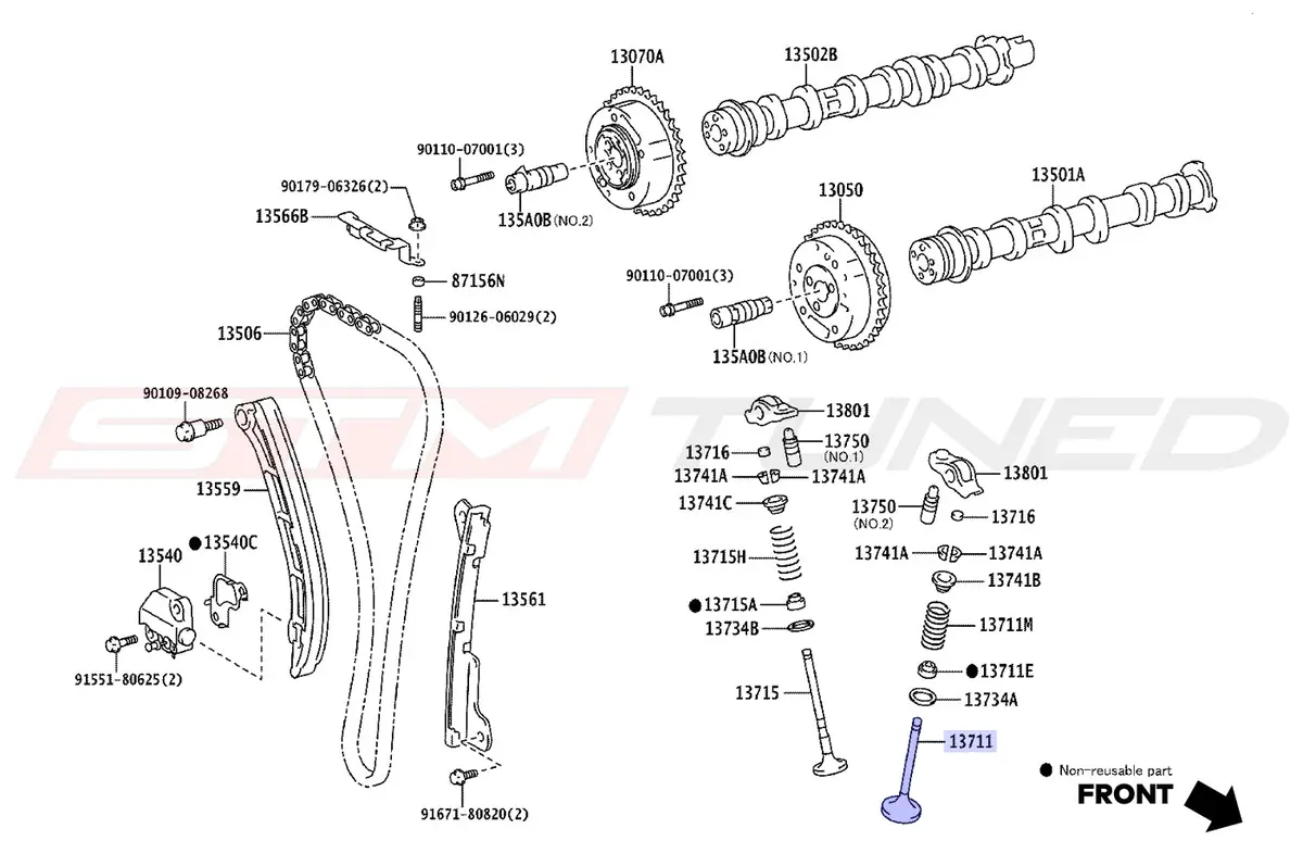 Toyota Oem Valve (Intake) For Gr Corolla (1371118010) 2