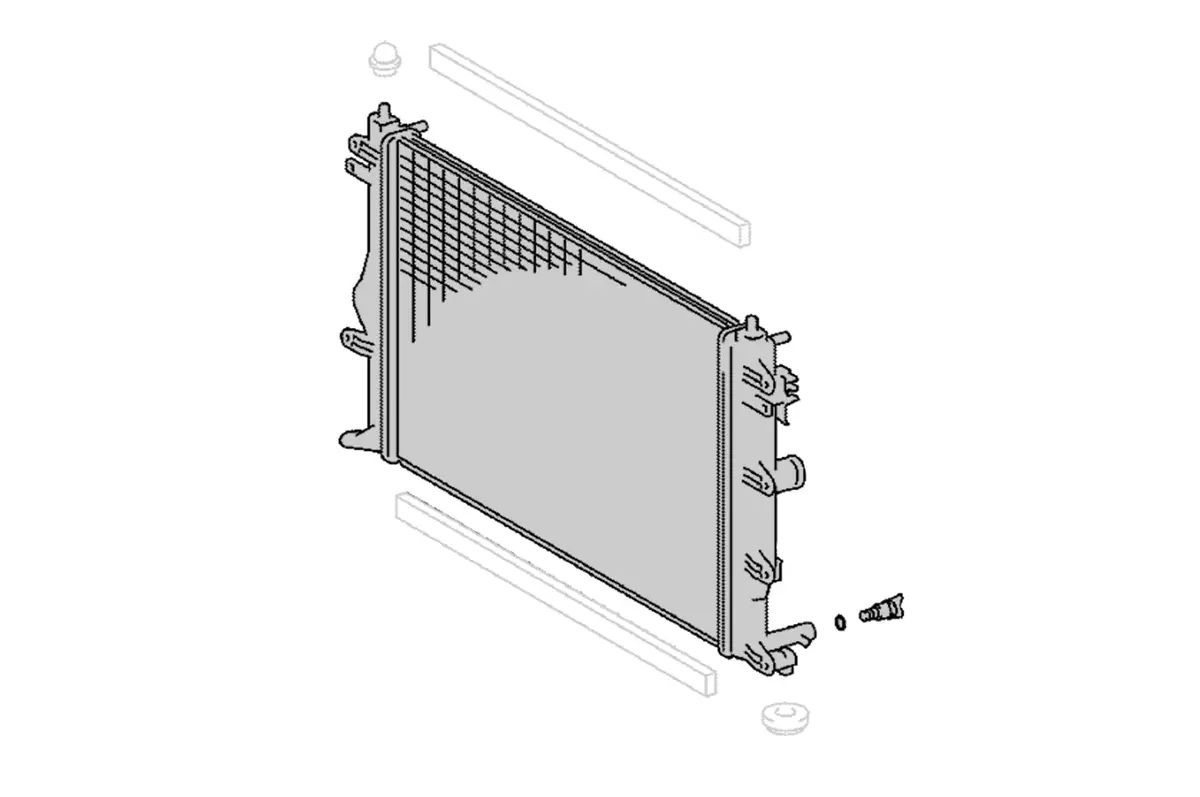 Toyota Oem Radiator For Gr Corolla (1640018060) 1