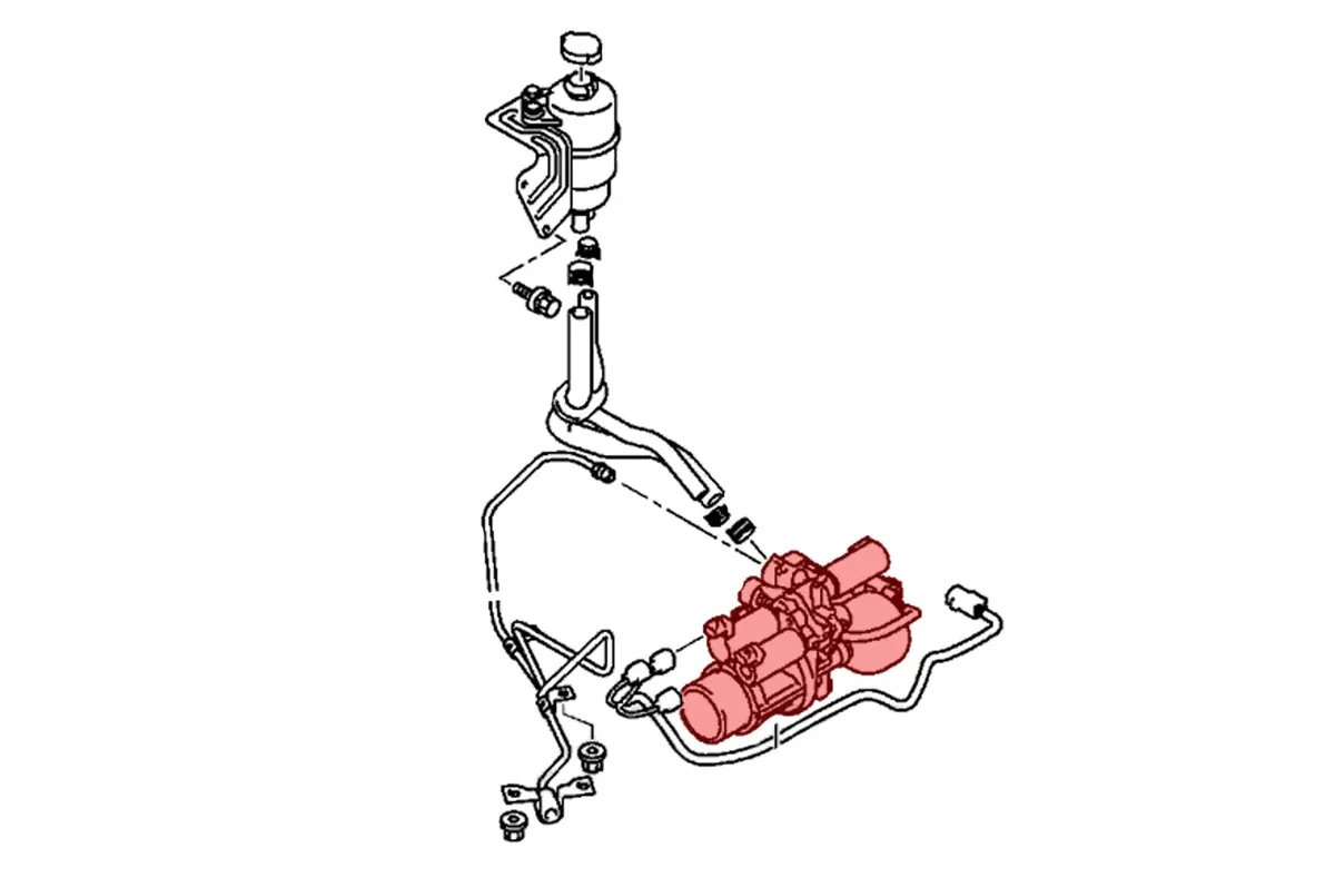 Mitsubishi Oem Ayc/Acd Diff Pump For Evo X (3520A071) 1