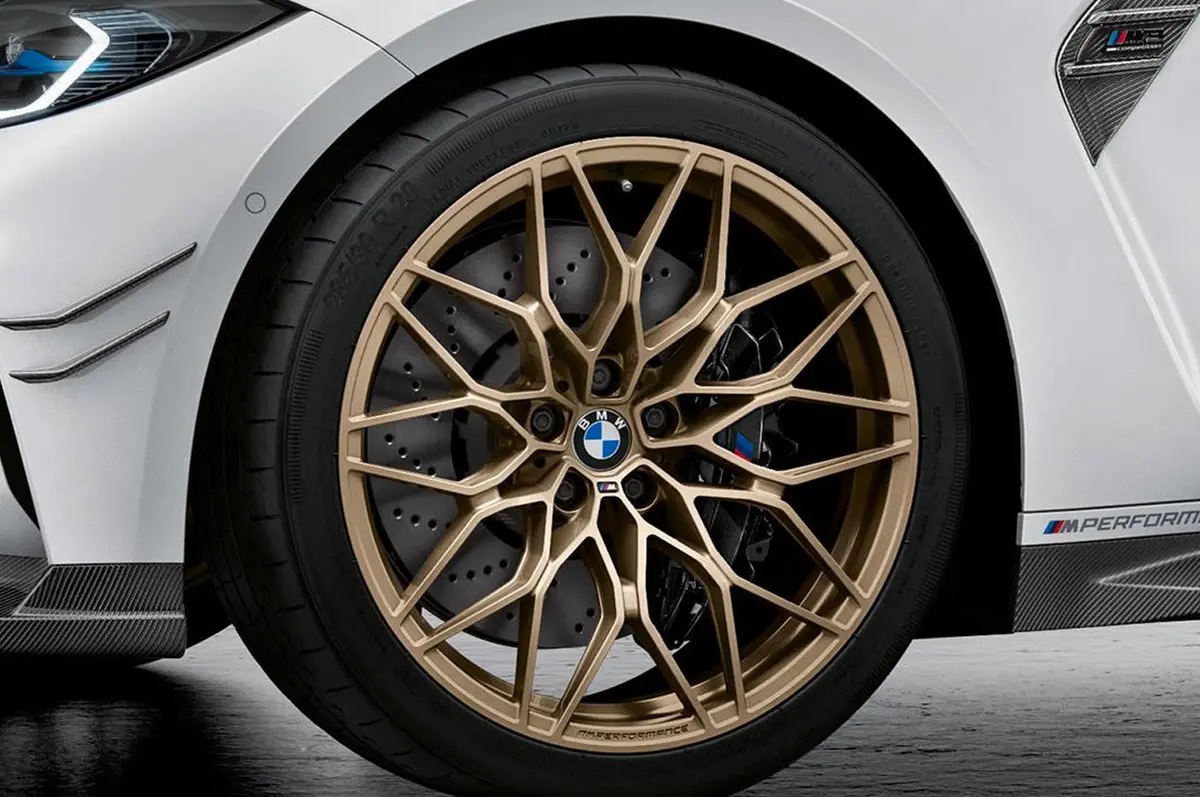 Bmw 1000M Frozen Bronze Wheel/Tire Set 20/21 For G8x M3/M4 (36115A072c5) 1