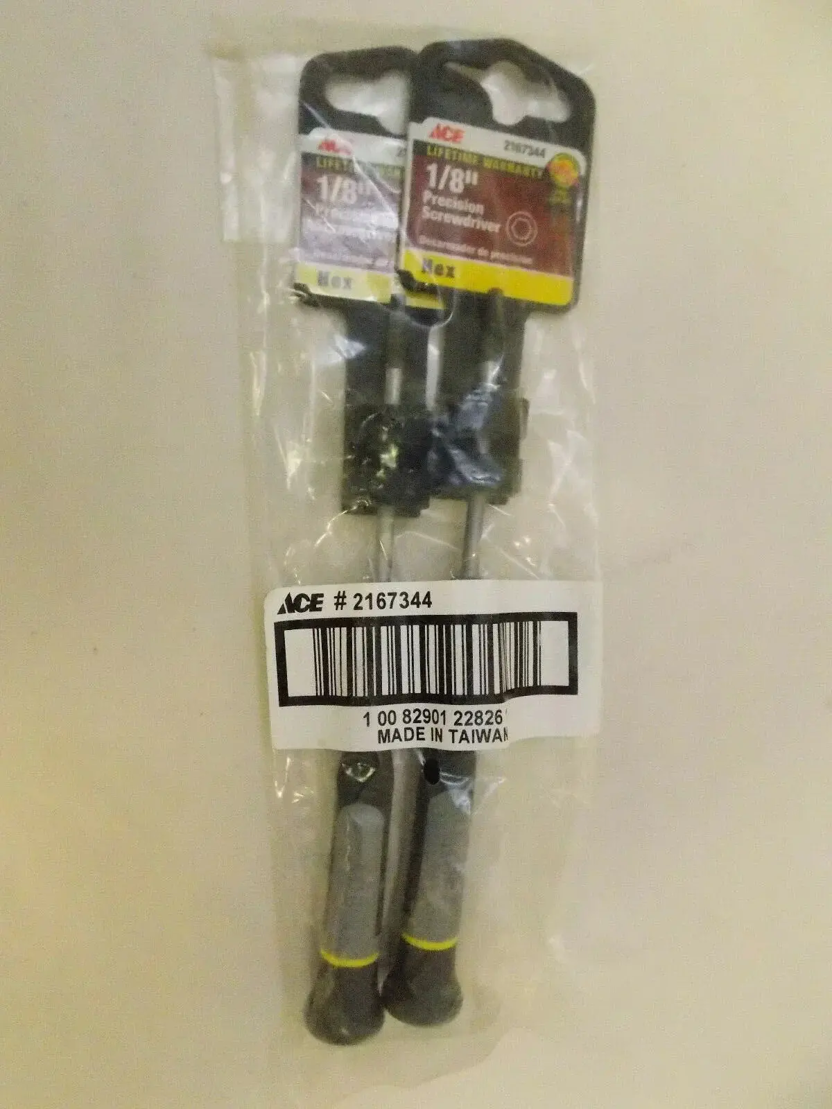 Ace Precision 1/8" Hex Screwdriver (2167344) - Pack Of 2 2