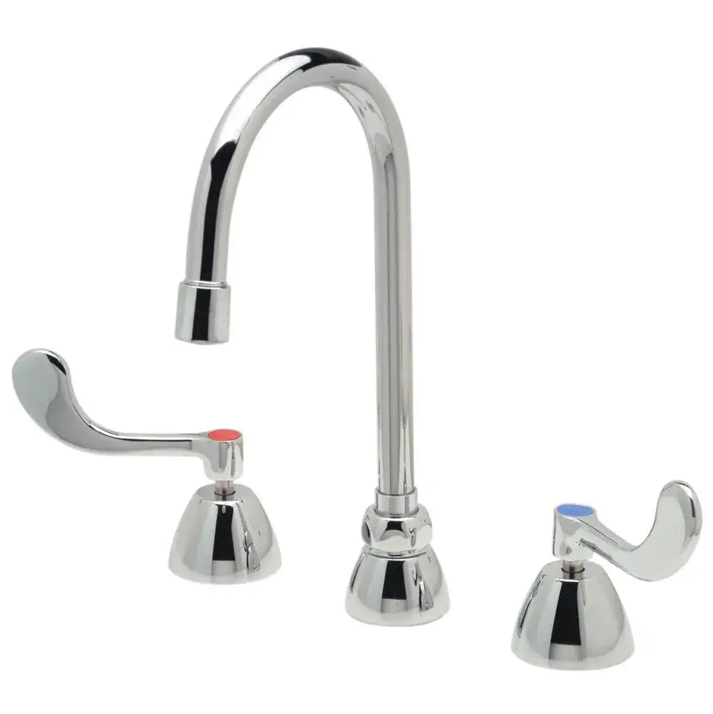 Zurn Z831b4-Xl-Ict-18F Vandal-Resist Widespread Gooseneck Faucet , Chrome 1