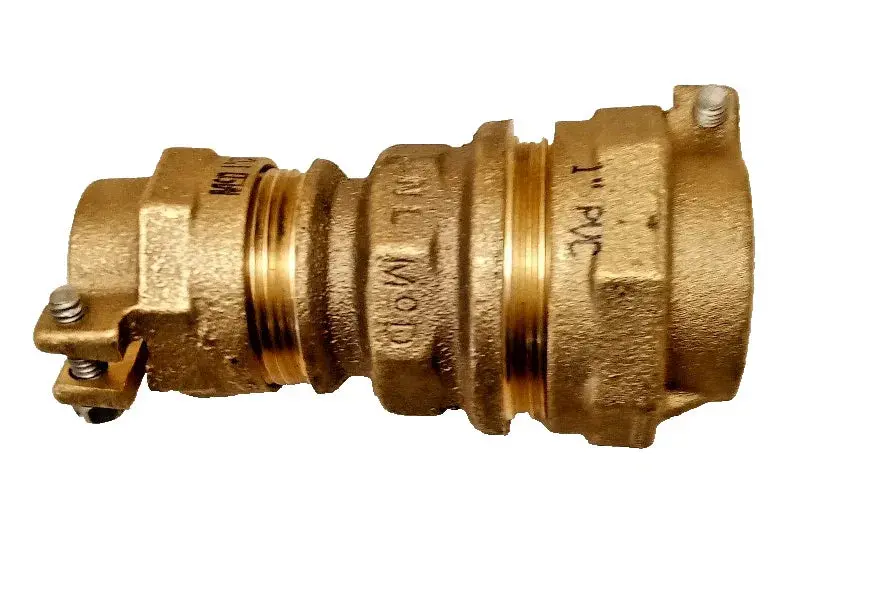 Ay Mcdonald 74758-22 1" Cts X 1" Pvc Compression Straight Coupling 1