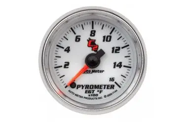 Egt Temperature: 0-1600°F - C2 Stepper Motor Gauge (2 1/16") 1