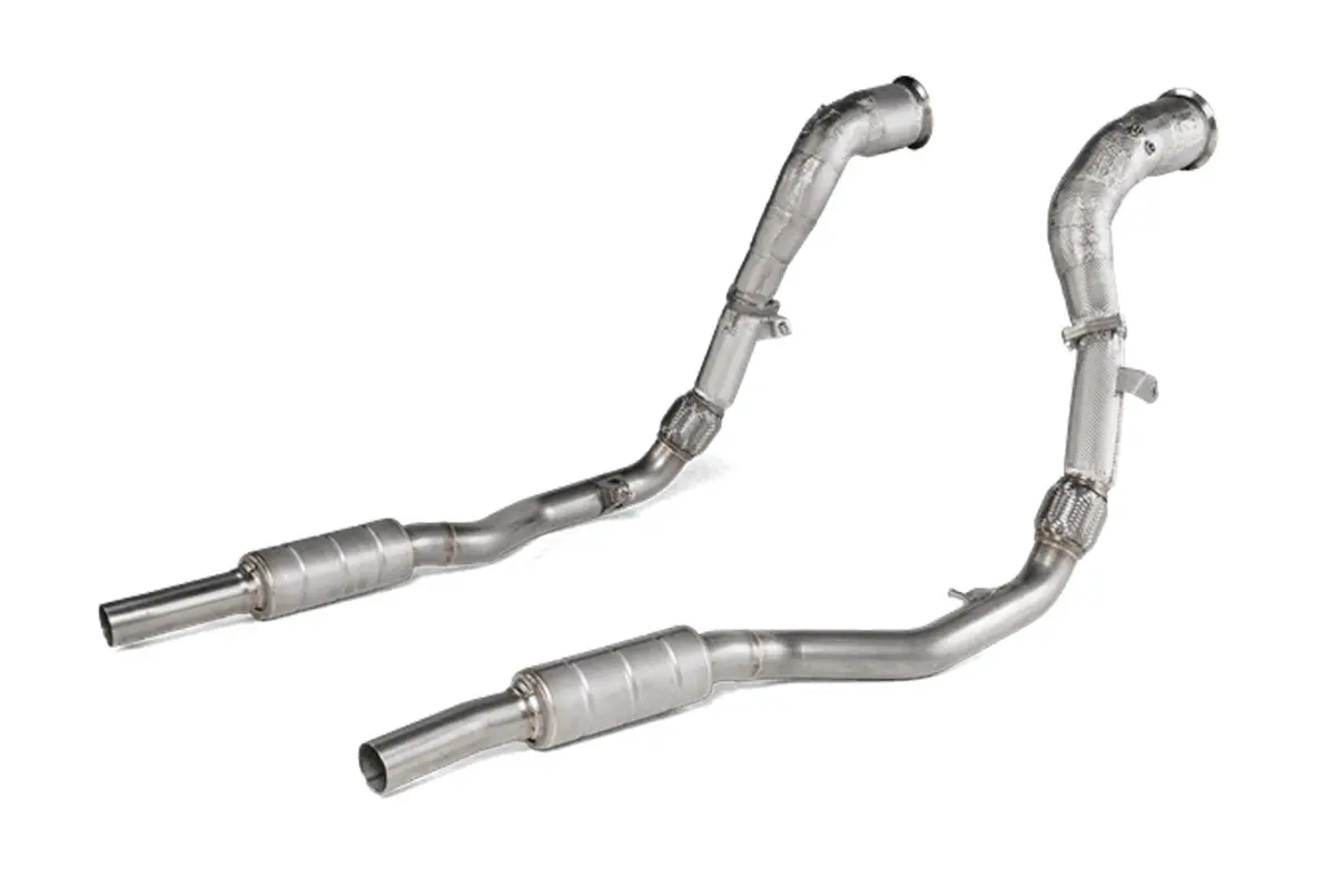 Akrapovic Stainless Downpipes For 2020 Audi Rsq8 (Dp/L-Au/Ss/2) 1