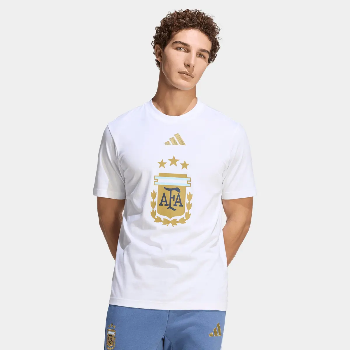 Adidas Argentina Grpahic Tee /  White 1