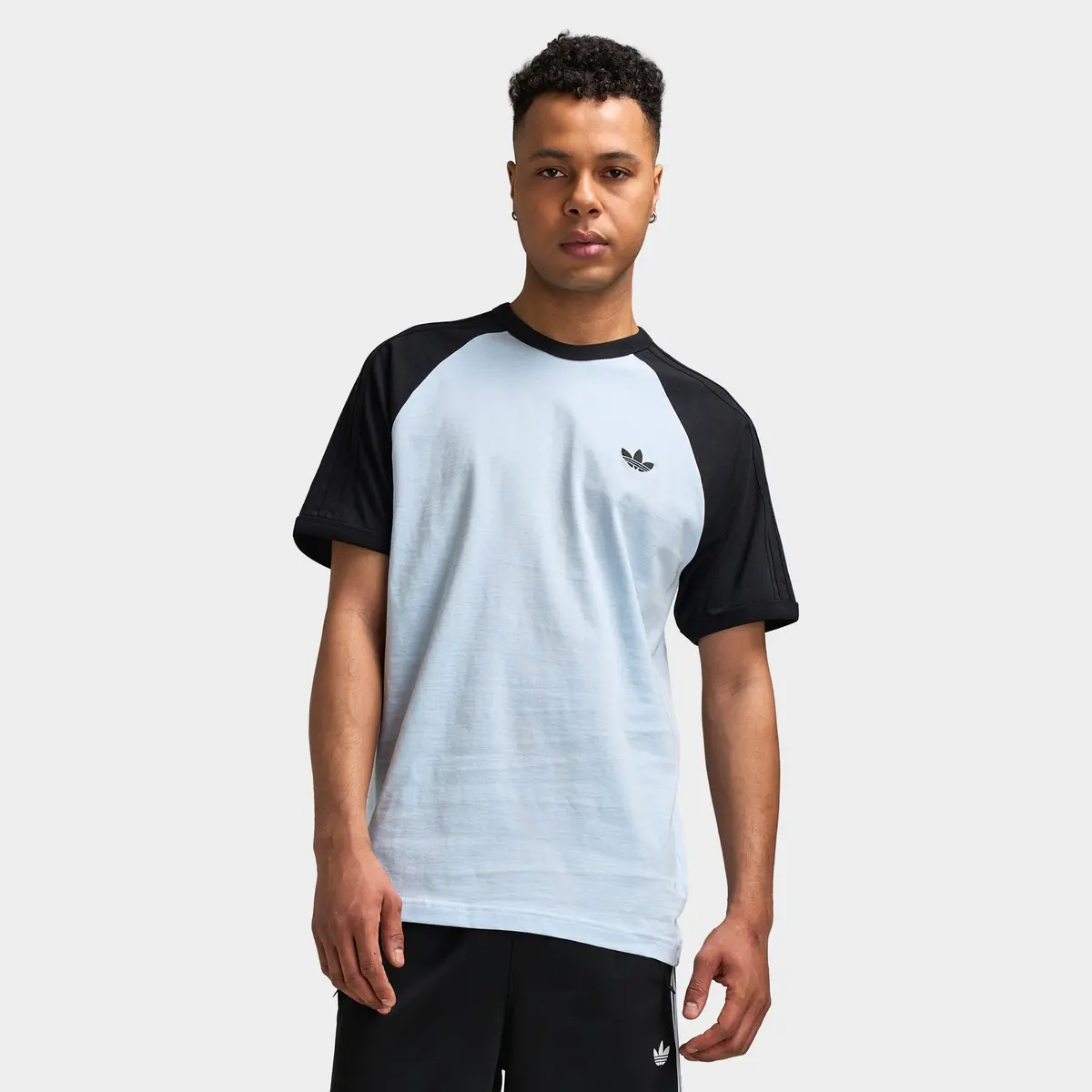 Adidas 3 Stripes Tee / Crystal Sky 1