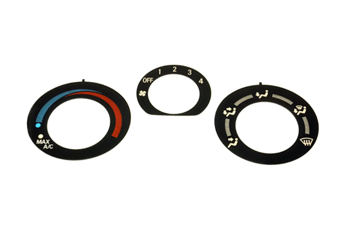 Mitsubishi Oem Hvac Heater Labels For Evo 7/8/9 1