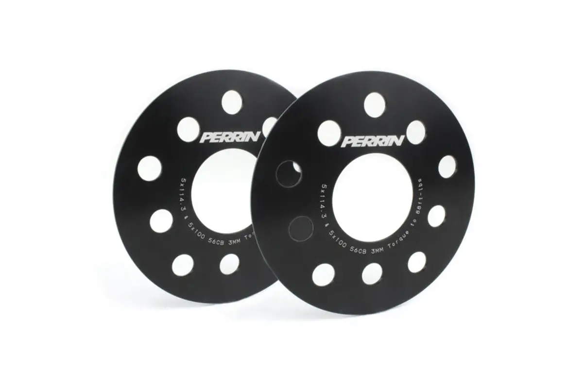Perrin 3Mm Wheel Spacers For Wrx Sti Brz (Psp-Whl-103Bk) 1