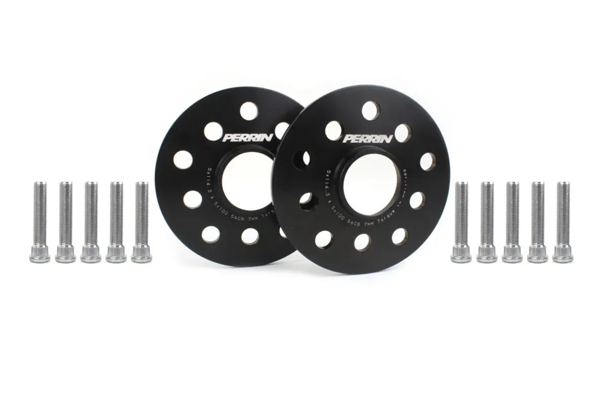 Perrin 7Mm Wheel Spacers For Wrx Sti Brz (Psp-Whl-107Bk) 1