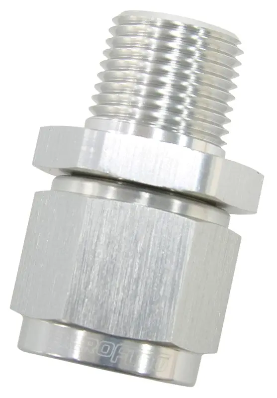 1/8" Npt To -4An Straight Black Adapter (Af916-04-02S) 1