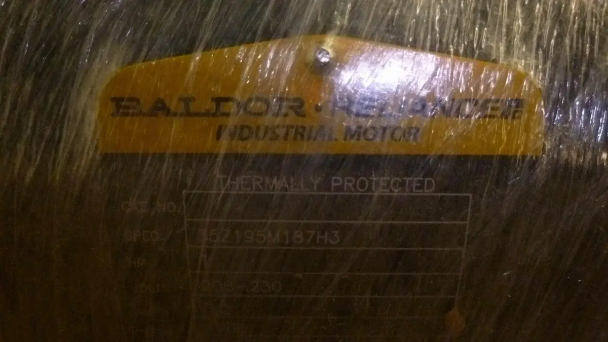 Baldor Reliance Industrial Motor 35Z195m187h3 208-230V 1