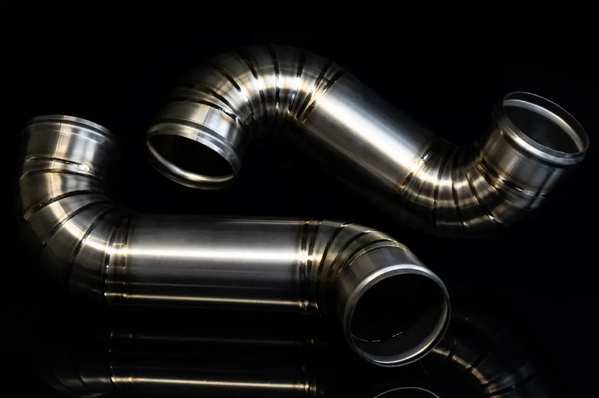 Boost Logic Nissan R35 Gtr 3" Titanium S Pipes (02011108-Ti-S) 1