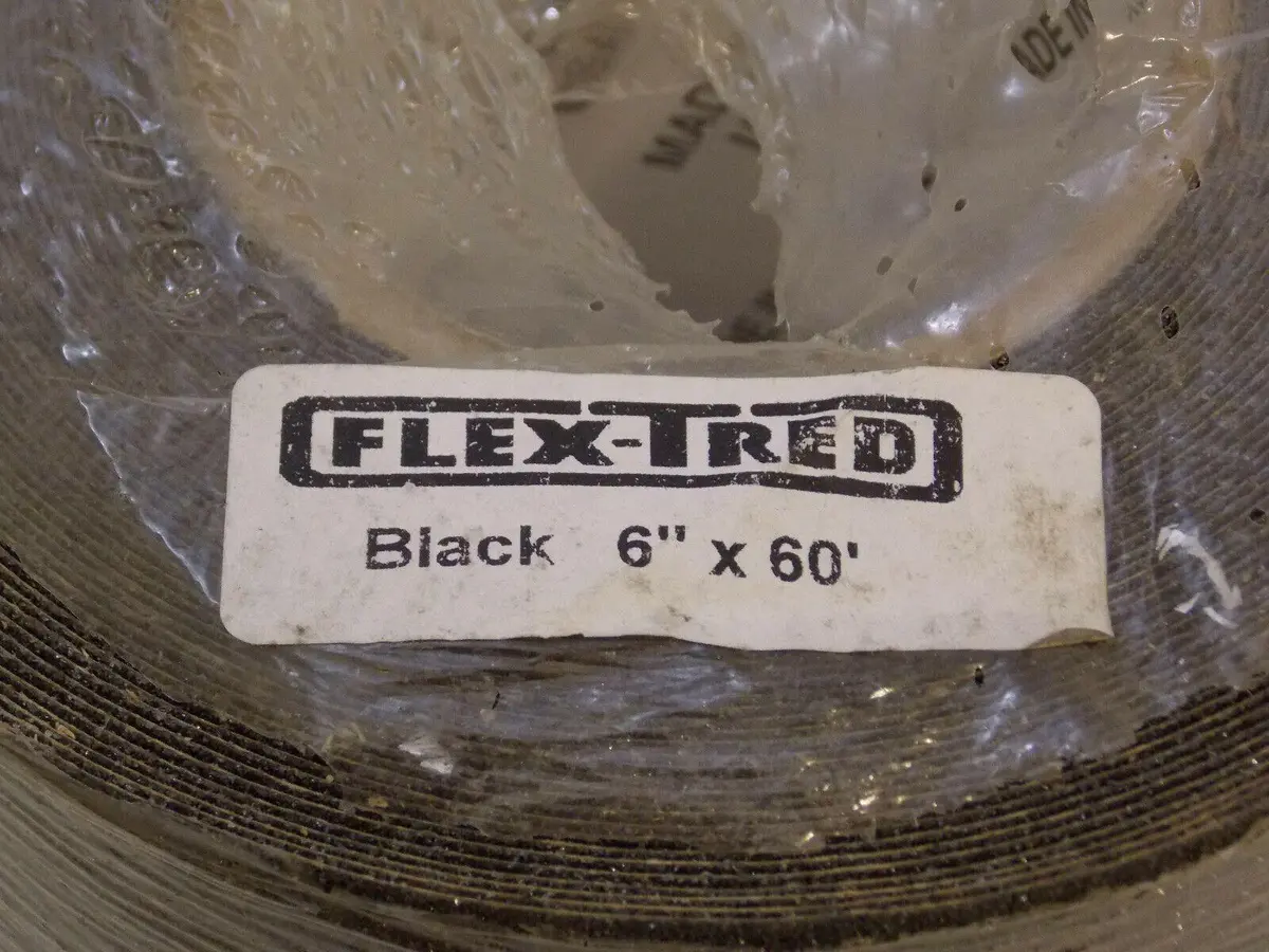 Flex-Tred Black Abrasive Anti-Slip Tape 6In X 60Ft 1