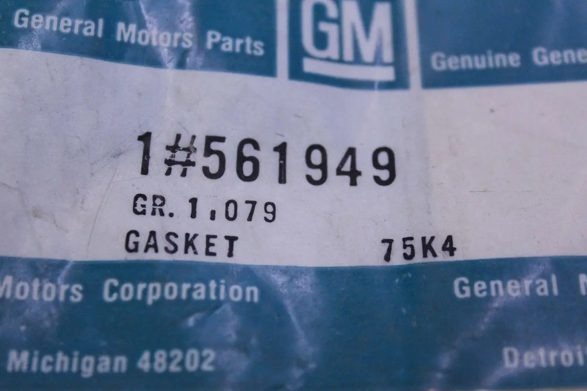 Genuine Gm - 561949 - Gasket 1
