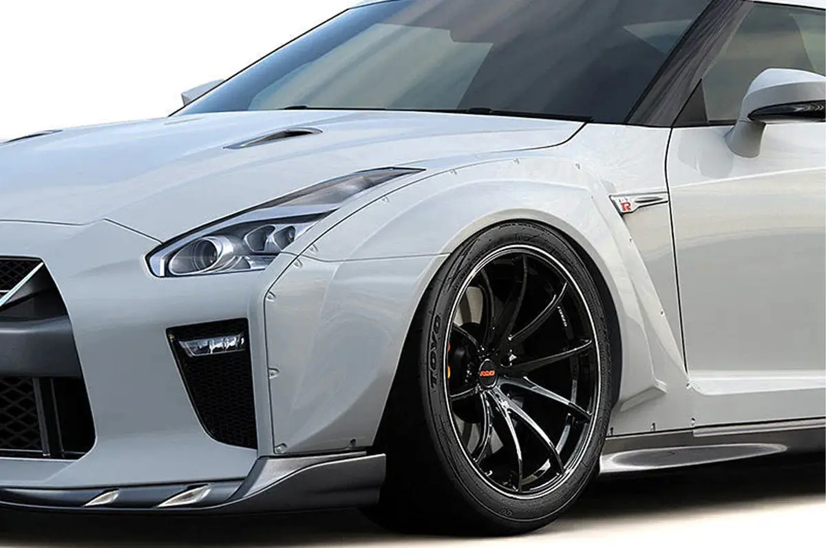 Greddy 2017-2021 Nissan R35 Gtr Aero Wide Front Fenders (17520252) 1