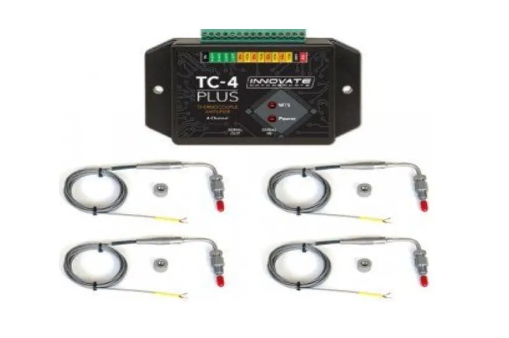 Innovate Motorsports Tc-4 Plus Thermocouple Amplifier Bundle With 4 Egt Probes (3895) 1