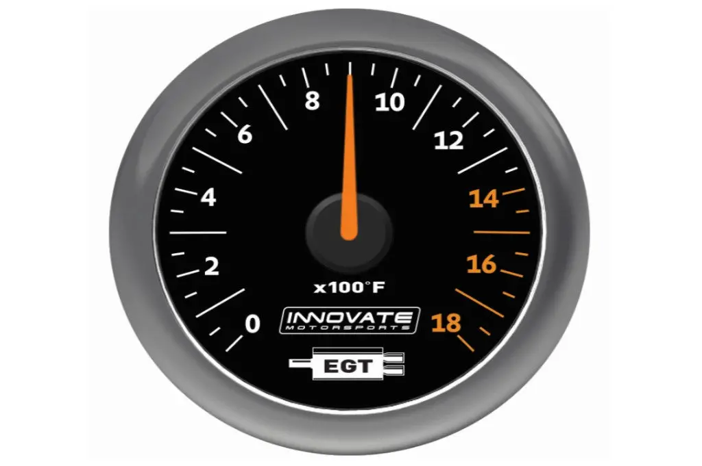 Innovate Mtx Analog Exhaust Gas Temperature Gauge Kit - Black Dial (3865) 1