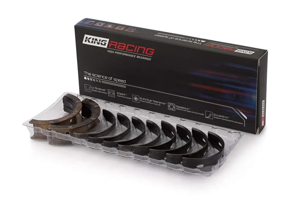 King Engine Bearings Honda F20c/F22c 16V Performance Main Bearing Set - Size Std (Mb5673xp) 1