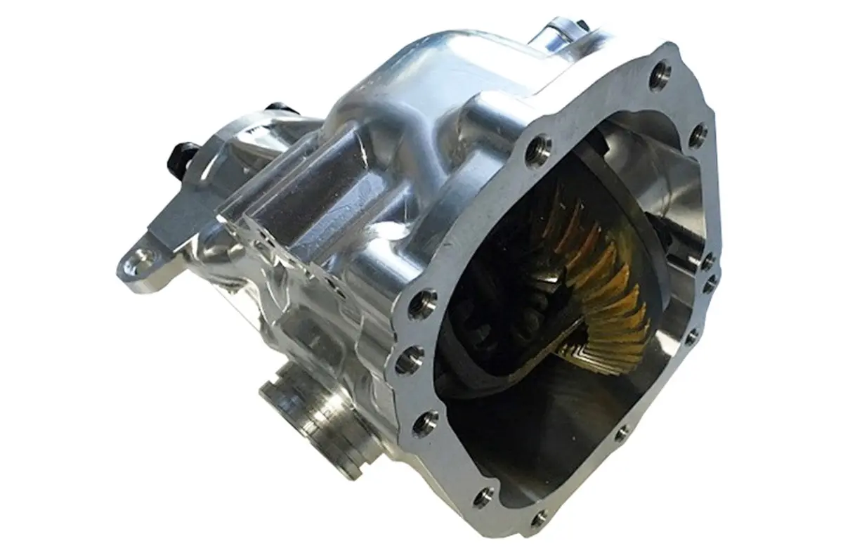 Sheptrans Nissan R35 Gtr Billet Front Differential Housing With Side Bearing Retainer 1