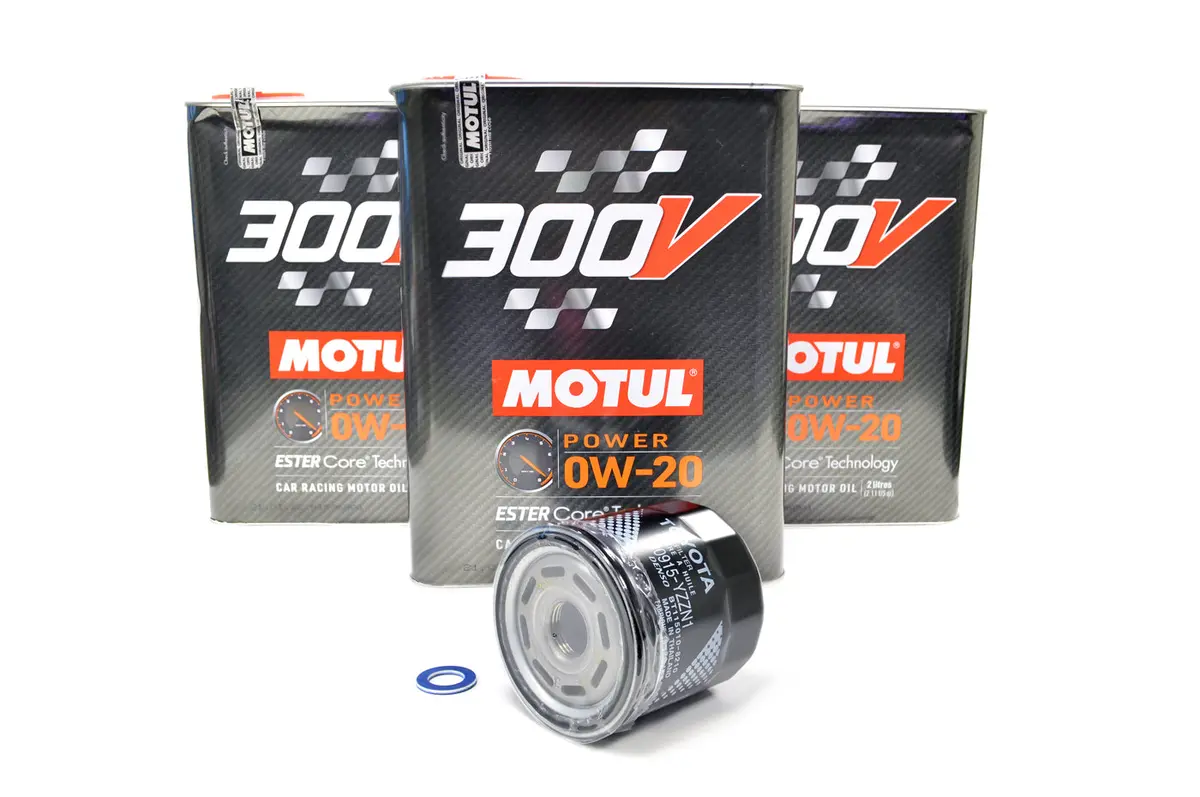 Stm Corolla Gr Motul 300V 0W20 Engine Oil Change Package 1