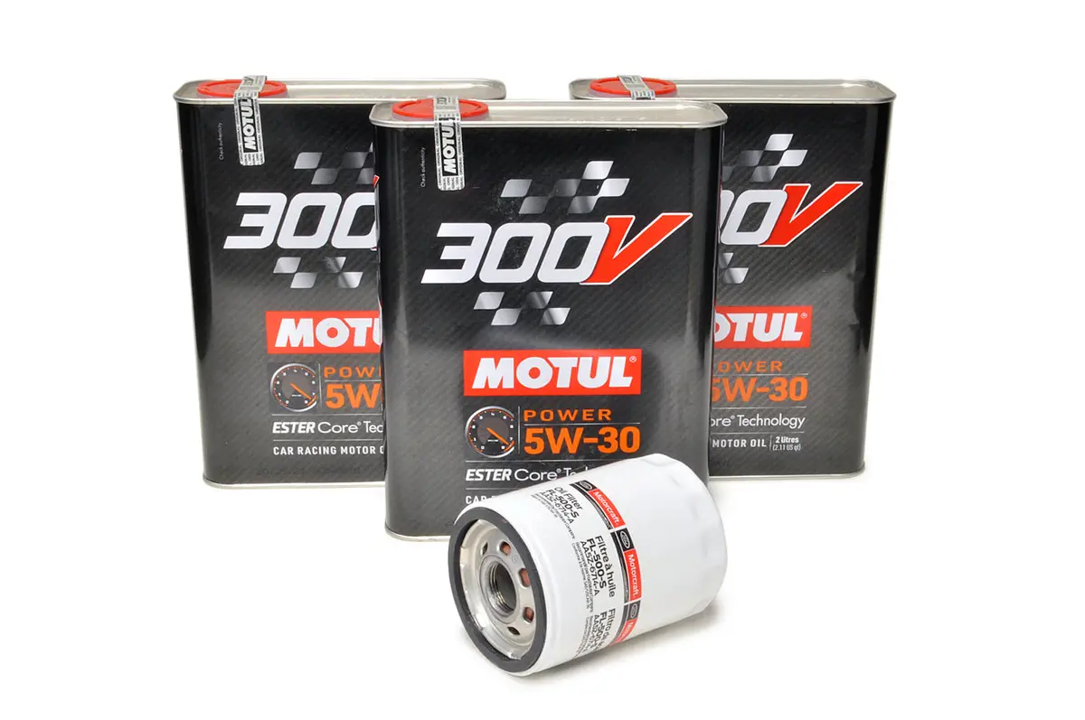 Stm 2017+ Ford Raptor Motul 300V Engine Oil Change Package 1