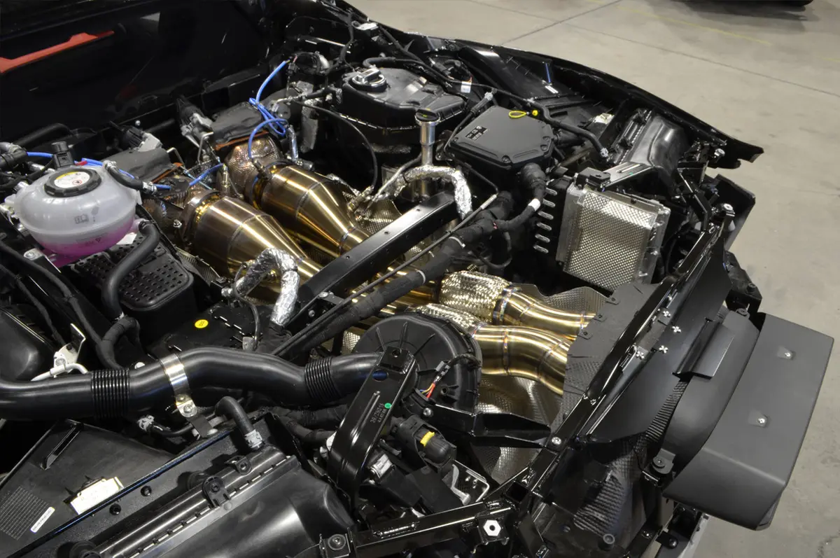 Stm Catted 3.5" Exhaust With X Pipe For Lamborghini Temerario 1