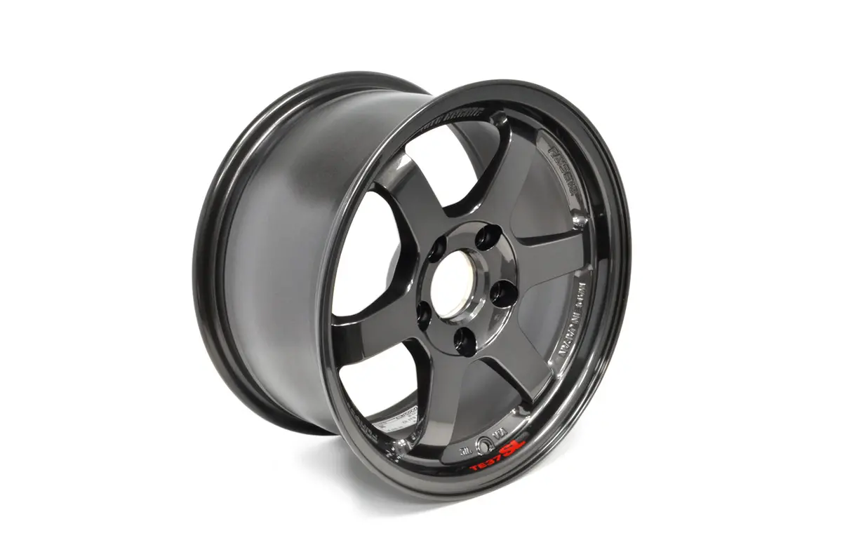 Volk Te37 Sl Diamond Black Wheels (15X8+32 5X114.3) *Discontinued* 1