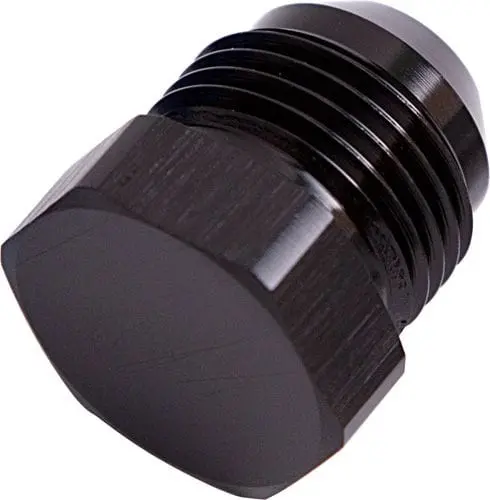 -16An Black Anodized Flare Plug – Af806-16Blk Fitting 1