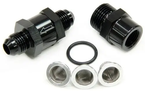 Inline -8An Fuel And Oil Filter Assembly Af608-08Blk 1