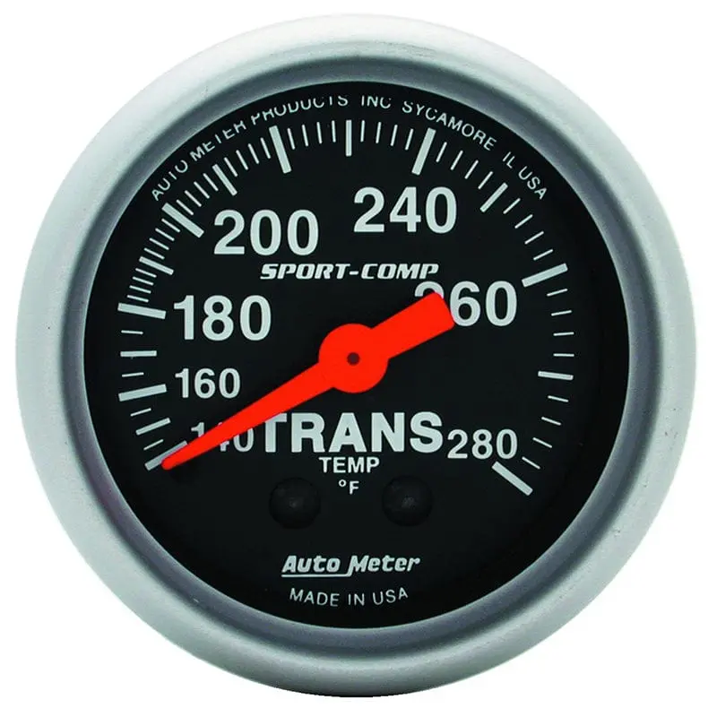 Autometer Sport-Comp Au3351 Transmission Temperature Gauge – 2-1/16" Dial 1