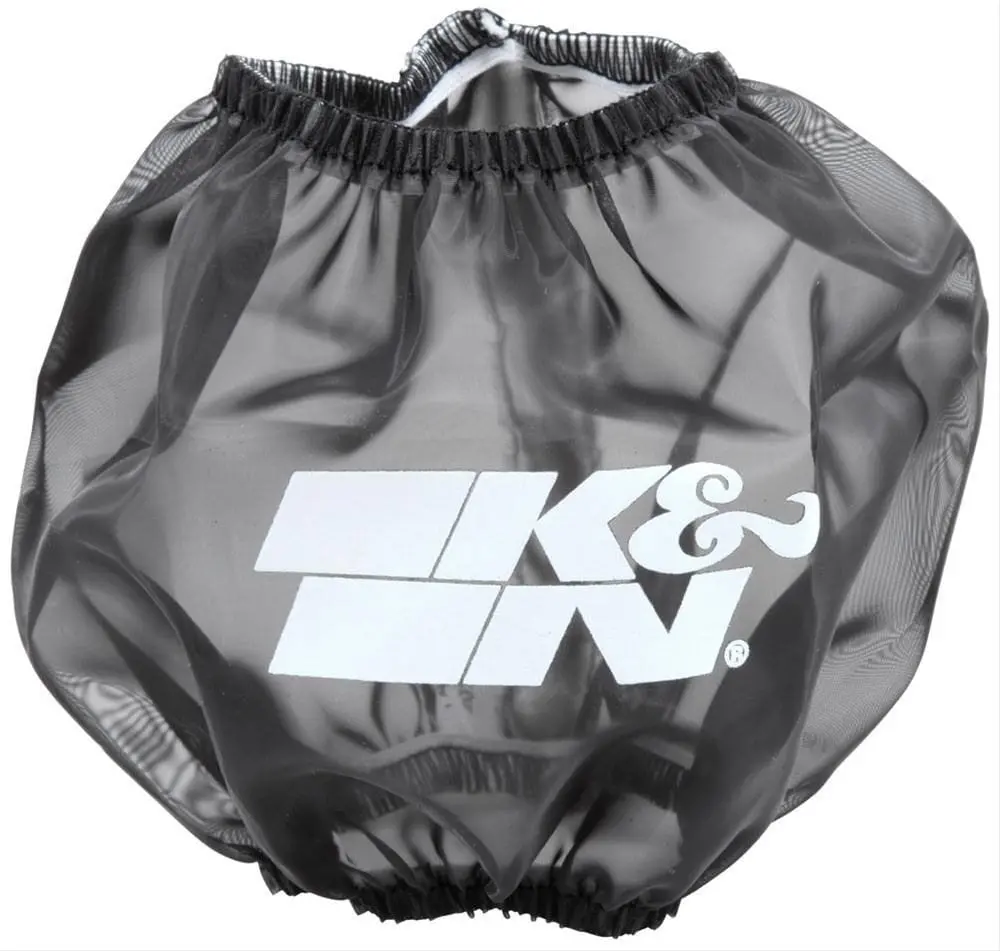 K&N Motorcycle Air Filter Wrap – Reusable Black Performance Filter Element 1